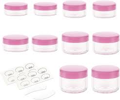 10pcs pink sle containers with