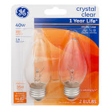 Save On Ge Multi Use Bulbs Crystal Clear 40w Order Online Delivery Giant