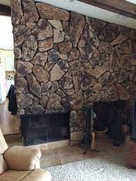 Help What To Replace Lava Rock Fireplace