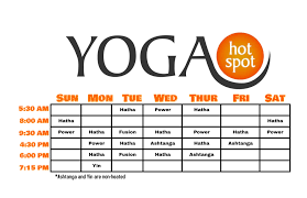 hot yoga cl schedule international