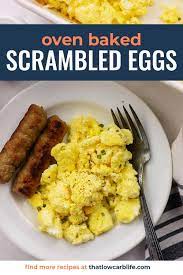 easy baked scrambled eggs recipes