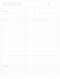 Free Monthly Budget Spreadsheet Template Expense Spreadsheet