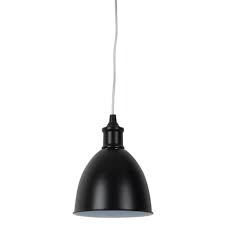 Small Industrial Metal Pendant Light Black Includes Bulb Threshold Target