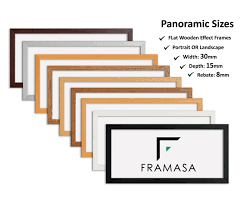 panoramic sizes picture frames photo