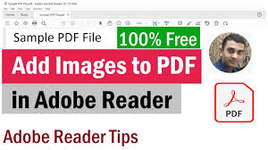 how to add image to pdf in adobe reader
