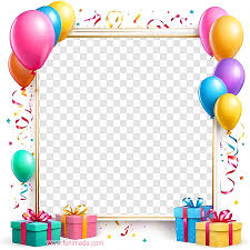 happy birthday photo frame editor