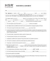 Image Result For Hsr Room Rental Agreement Form Template In