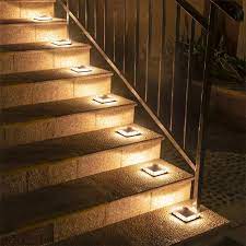 Dropshipping açık LED güneş yeraltı lambası 1 adet su geçirmez merdiven  lambası duvar gömülü aydınlatma adım güverte Footlights IP68|LED  Underground Lamps