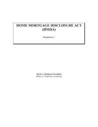 Home Mortgage Disclosure Act Hmda Bol Learning Connect