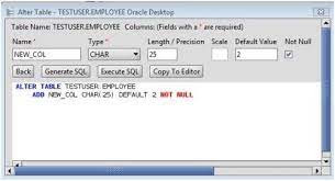 oracle add column to oracle database