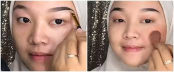 tutorial makeup tanpa foundation ala