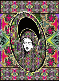 Religious Icon Art Blessed Mother