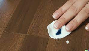 nail polish off hardwood floors