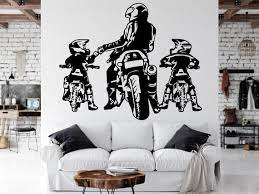 Dad Boys Motocross Wall Decal