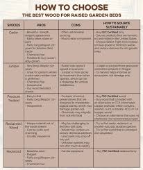 best wood to use for raised garden beds