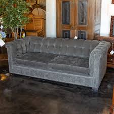 hickory chair kent tufted sofa in grey