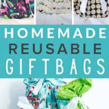 how to make fabric gift bags