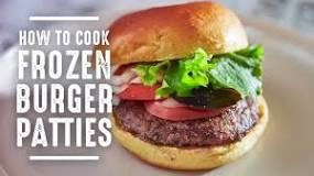 Can you cook burgers from frozen in a frying pan?