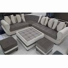 unique design l shape wooden sofa set