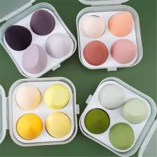 4 8pcs makeup blender cosmetic egg