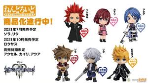 Kingdom hearts ii final mix was released with kingdom hearts re:chain of memories in a collection titled kingdom hearts ii final mix+, which was released in japan on march 29, 2007. Kh3 Nendoroids Von Kairi Axel Aqua Und Roxas Angekundigt Crystal Universe