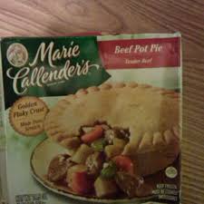 beef pot pie and nutrition facts