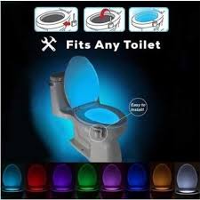7 10 Colors New Human Motion Sensor Automatic Seat Led Light Toilet Bo Nicerin Best Goods Free Shipping