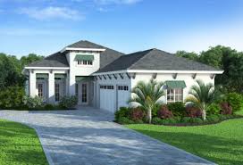 Florida Slab Coastal House Plans From