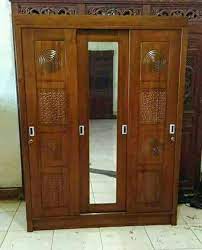Spesifikasi lemari pakaian 3 pintu kayu jati : Harga Lemari Pakaian Jati 3 Pintu Toko Mebel Klaten