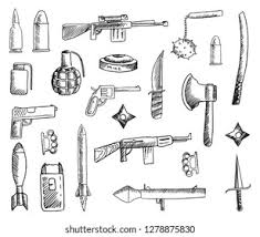 Weapon Sketch HD Stock Images | Shutterstock