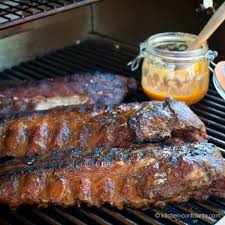 baby back ribs with fiery peach bbq