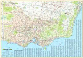 City of melbourne created date: Buy Victoria Ubd Wall Map Laminated Mapworld