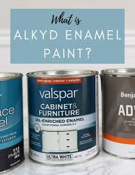what is alkyd enamel paint and what is