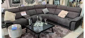vanzo large recliner fabric corner sofa