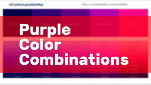 creating a purple color palette