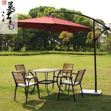 A square umbrella protecting your from rain and sun. Buy Outdoor Umbrella Tables And Chairs Combination Coffee Table Balcony Garden Furniture Outdoor Wood Bar Stool Bar Gel Day Casual Dining Table Chair Suit In Cheap Price On M Alibaba Com