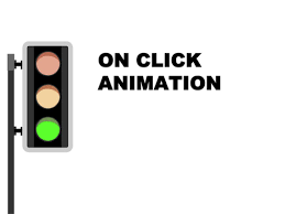 Animated Traffic Light Powerpoint Slide