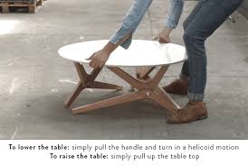 Boulon Blanc Transformable Table From