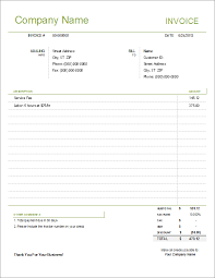 25+ Simple Invoice Template Free Excel Gif