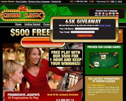 Free spins no deposit required, allow you to try real money slot machines for free without spending a penny yourself. Casino Classic Bonus Details Casino Classic Review Bankrollmob