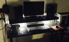 Now, this would be better for podcasting or voice overs since you will likely not be facing a. Work In Progress Black To Basics Music Studio Desk Ikea Hackers