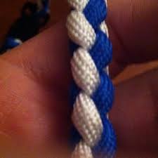 Move left string (blue) over one spot to the right. Paracord 4 Strand Round Braid 4 Steps Instructables