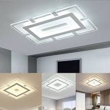 Square Led Ceiling Light Flush Mount Kitchen Bedroom Down Lighting Fixture Lamp Ebay