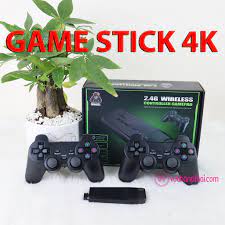 Mua Máy Chơi Game Stick 4K V2 - 4 Nút 6 Nút HDMI Không Dây, Tải thêm đấu  trường thú, đua xe gà, Bóng đá nhật giá rẻ nhất