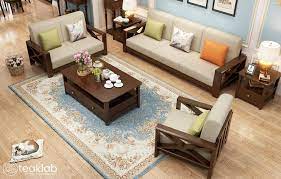 indian series wooden sofa set
