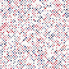 Dotted Background In Red White And Blue Colors Vector Free