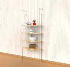 Tube Wall Mounted Shelving Display Kit