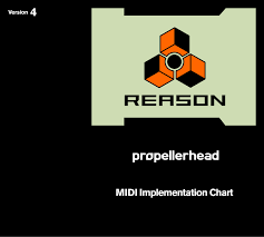 Propellerhead Reason 4 0 Midi Implementation Chart