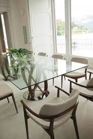 ideas of modern glass dining table