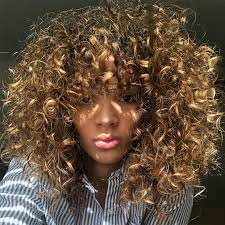 Wavy curly hair in blue. Caring For Fine Curly Hair Naturallycurly Com